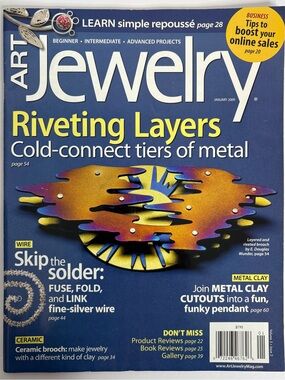 Art Jewelry Magazine - Riveting Layers January 2009